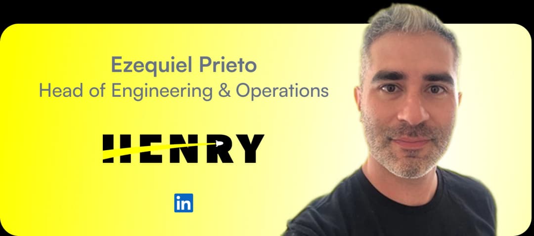 foto de Ezequiel Prieto, el experto del curso de Full Stack Development en Henry
