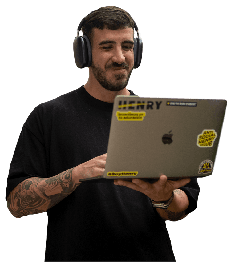 Estudiante de Henry trabajando de desarrollor web full stack